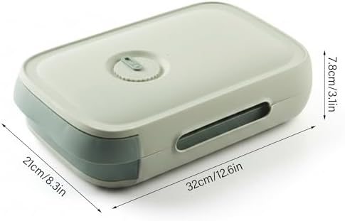 Egg Drawer for Refrigerator, Rolling Egg Dispenser with Lid, Stackable