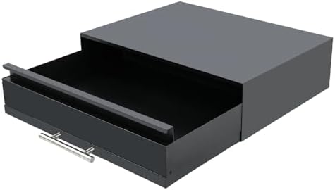 Xuthusman Countertop Microwave Rack with Pull-Out Drawer