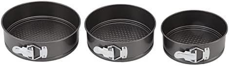 3 - Piece Round Springform Pan Set, Non - Stick Cheesecake Pan Set