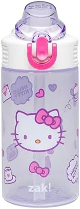 Zak Designs Sanrio Hello Kitty Sage 16oz Leak-Proof Straw Kids Water