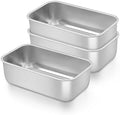 TeamFar Mini Loaf Pan, 3 PCS Stainless Steel Loaf Pans for Baking