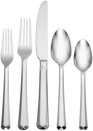Oneida Chroma 65 Piece Fine Flatware Set, Service for 12, 18/10