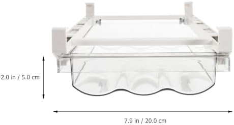 Large Capacity Drawer Style Egg Holder with Stackable PET Grid