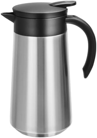 GearRoot 28oz Small Coffee Carafe Insulated Coffee Pot, Silver