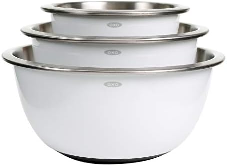 OXO Good Grips Mixing Bowl Set - 3-Piece, Stainless Steel