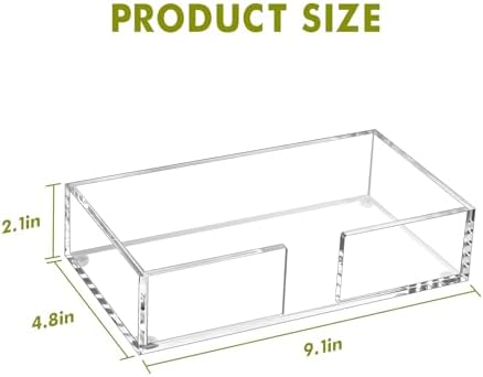 Kordory Acrylic Disposable Guest Towel Holder Tray