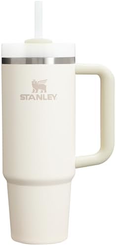STANLEY Quencher H2.0 Flow State Tumbler, 30 oz, Cream 2.0