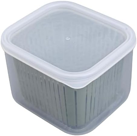 Food Storage Containers With Strainer, 3-Pack Berry Keeper Bins For