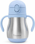 Bakpoco Stainless Steel Straw Sippy Cup for Toddlers 1-3 Years Old