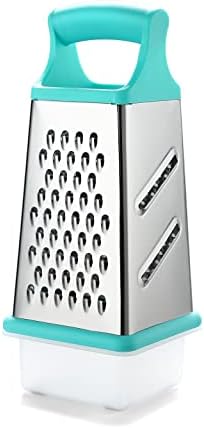 Marco Almond® KYA57B Box Grater,Stainless Steel Grater with 4