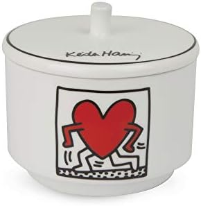 Egan Keith Haring Sugar Bowl with Lid
