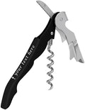 Custom Wine Bottle Opener, Stainless Steel Wine Key Corkscrew w/Foil