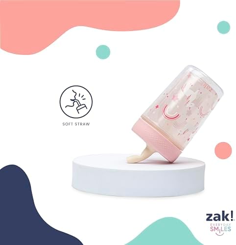 Zak Designs Dino and Bubble Bay Capri 9oz Leak-Proof Toddler Cups
