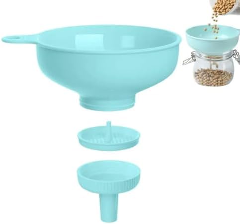 3-in-1 Wide Mouth Kitchen Funnel Set – Food Grade Canning & Cooking