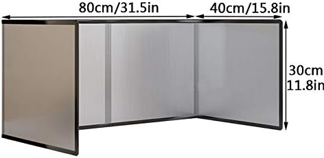 4 Sided Stainless Steel Oil Splatter Guard, Grease Splatter Screen, Stove - Image 3
