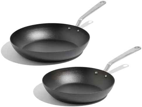 Made In Cookware - 2 Piece (Includes 10",12") Seasoned Carbon Steel