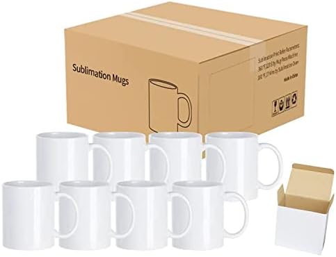 Sublimation Mugs, White Coffee Mugs 11oz Sublimation Coffee Cups AAA