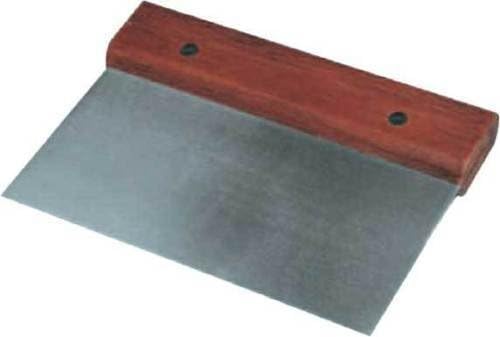 Stainless Steel Wood Bench Scraper & Dough Cutter - Multi Function