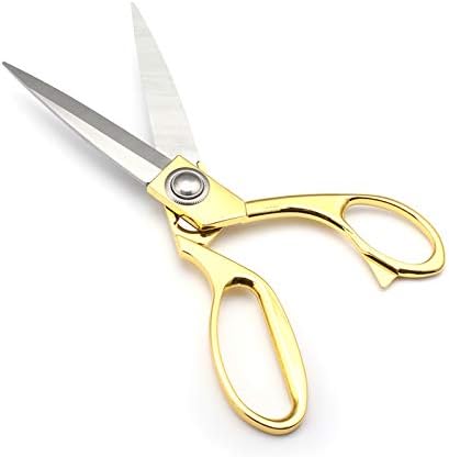 Gold 8" Tailor Scissors, Stainless Steel Craft, Fabric & Leather