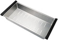 SANYCASA Stainless Steel Colander for Workstation Kitchen Sink, 304