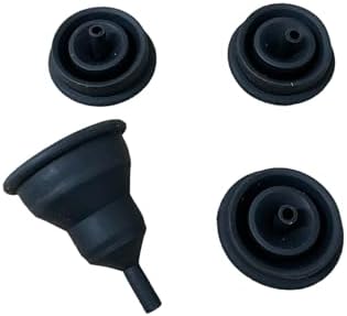 Collapsible Funnels Food Grade Silicone Set of 4-Small Size