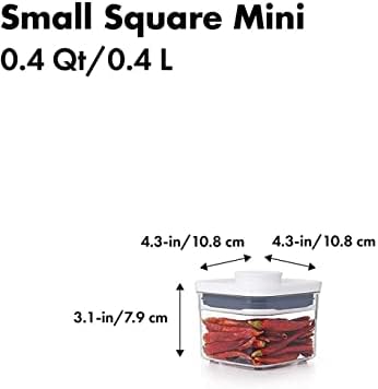 OXO Good Grips POP Container - Airtight Food Storage - 0.4 Qt Square