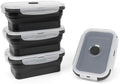 Collapsible Silicone Food Storage Containers Set with Lid & Air