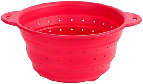 Silicone Collapsible Colander, Food-Safe Kitchen Strainer