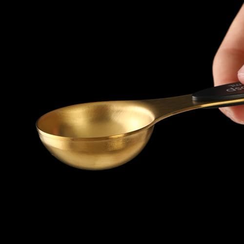 Gold Magnetic Measuring Spoons Set of 8 – Stainless Steel Stackable