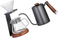 Minimalists Hand Pours Over Coffee Maker Set with Metal Stand