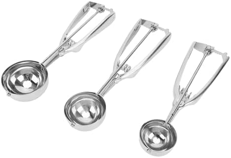 Cookie Scoop Set, 304 Stainless Steel Ice Cream Scooper