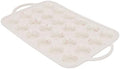 Vikye Silicone Mini Muffin Pan, 24 Cup Nonstick Cupcake Tray and