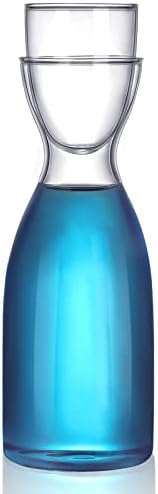 Chengu Bedside Water Carafe with Tumbler Glass Set 600 ml, 1 Set