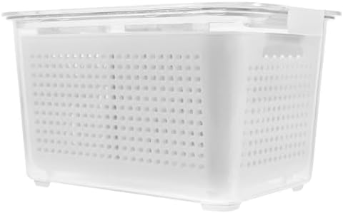 Beavorty Sealing Crisper Storage Container with 2 Compartments