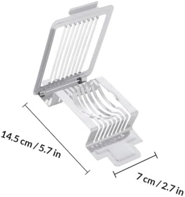 Egg Slicer with 8 Cutting Wires One-press Uniform Slices Stainless