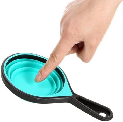 VUFVOID 8pcs Collapsible Silicone Measuring Cups and Spoons Set