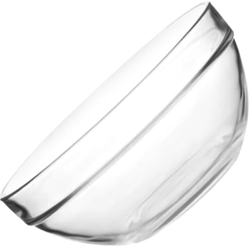 Healifty Xmas Glass Mixing Bowls Set 2pcs for Dumpling Filling
