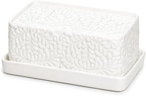 Two-in-One Butter Dish with Lid, Large Storage Keeper/Holder for