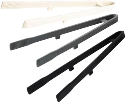Silicone Toast Tongs, 3-Piece, 11-Inch