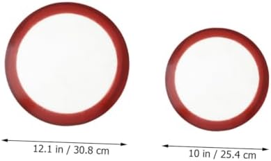 2pcs round Silicone Baking Mats for Baking and Roasting