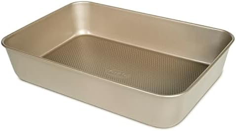 Glad Baking Pan Nonstick - Oblong Metal Dish for Cake and Lasagna