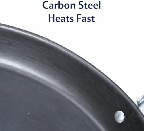 Paellera Para 10 Personas, 18 in / 45 cm Carbon Steel Pan