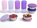 MICEBAY 8-Pack Salad Dressing Container, Leakproof Squeeze Bottles