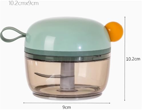 Hand Pull String Garlic Mincer Onion Cutter, Plastics, Mini Manual