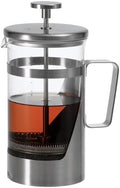 HARIO THSV-4-HSV Hairline Silver Pressed Coffee, Heat Resistant Glass