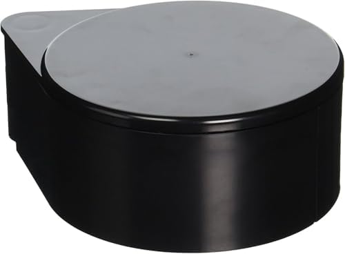 New Star Foodservice 2-Tier Bar Glass Rimmer, Black Plastic