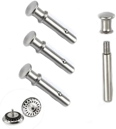 4 Set Kitchen Sink Strainer Central Pin Replacement M8 5/16'' Drain