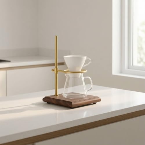 Baoblaze Coffee Stand Pour Over Dripper Rack Holder Station With