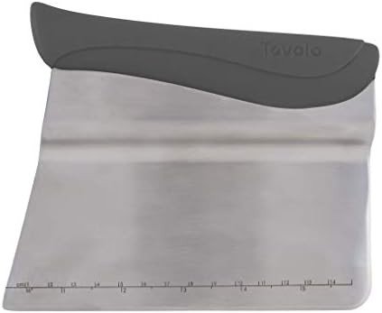 Tovolo Bench Scraper With Measurement Guide, Dough Divider With Offset