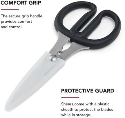 KitchenAid Multipurpose Shear Set, Versatile Scissors with Nutcracker